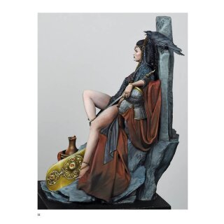 Scale Modelling Manual Vol.3 - How to paint a female Figure in exquisit Detail with Acrylics &amp; Liquid Pigments (EN)