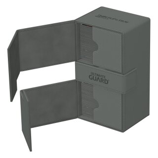 Ultimate Guard Twin Flip`n`Tray 200+ XenoSkin Monocolor - Grau