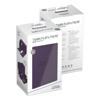 Ultimate Guard Twin Flip`n`Tray 200+ XenoSkin Monocolor - Violett