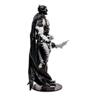 DC Direct Actionfigur &amp; Comic Black Adam Batman Line Art Variant (Gold Label) (SDCC) 18 cm