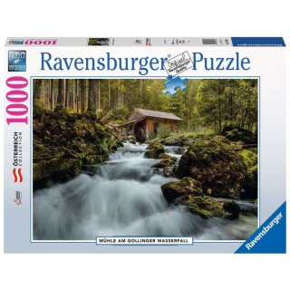 Ravensburger Puzzle - M&uuml;hle am Gollinger Wasserfall (1000 Teile)