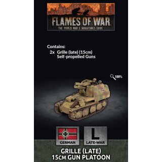 Grille (late) 15cm Gun Platoon