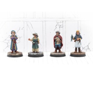 Townsfolk Miniatures - Merchants Set 2 (4)