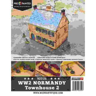 WW2 Normandy Townhouse 2  (PREPAINTED)