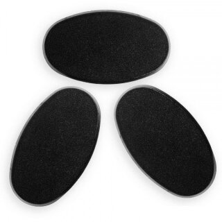 Oval 75x42mm Bases (3)