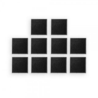 Square 25mm Bases (10)