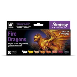 Game Color Set: Fire Dragons (8)