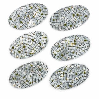 Cobblestone 90 x 52mm Oval - Base Toppers (6)