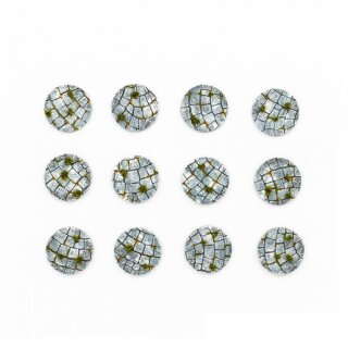 Cobblestone 30mm Round - Base Toppers (12)