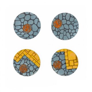 ** % SALE % ** Town Streets 60mm Round - Base Topper (4)