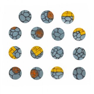 ** % SALE % ** Town Streets 32mm Round - Base Toppers (15)