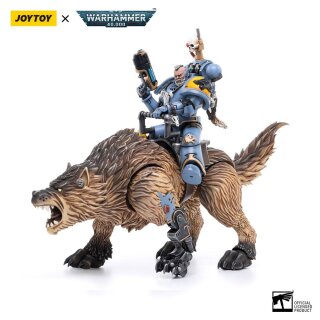 Warhammer 40k Actionfigur 1/18 Space Wolves Thunderwolf Cavalry Bjane