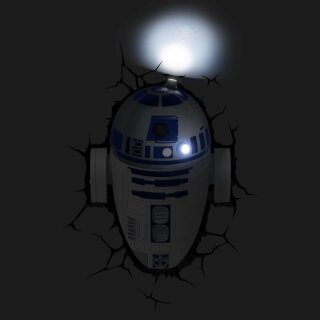 Star Wars 3D LED Leuchte R2-D2 32 cm