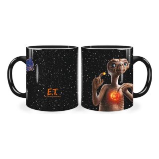 E.T. - Der Au&szlig;erirdische Tasse mit Thermoeffekt Space