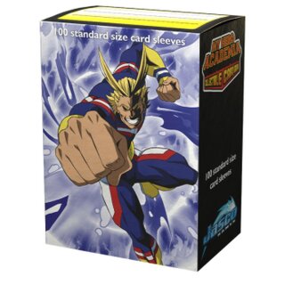 License Standard Size Sleeves - All Might Punch (100)