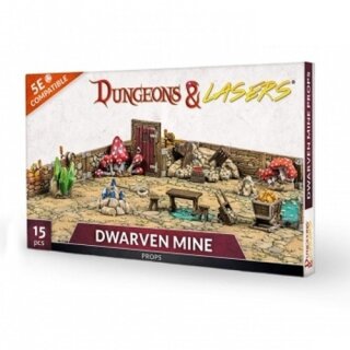 Dungeons &amp; Lasers - Dwarven Mine Props