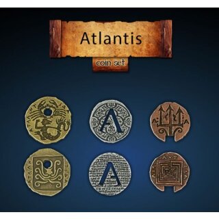 Legendary Metal Coins - Atlantis Coin Set (24)