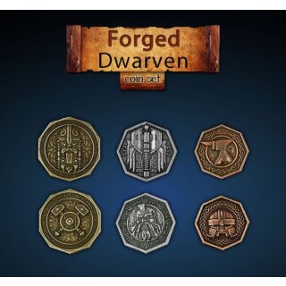 Legendary Metal Coins - Forged Dwarven Coin Set (24)