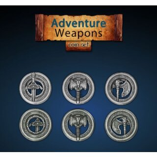 Adventure Weapons Tokens (12)