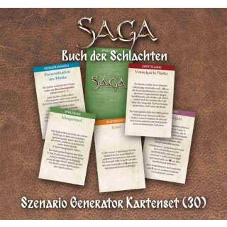 SAGA: Szenario Generator Kartenset (30) (DE)