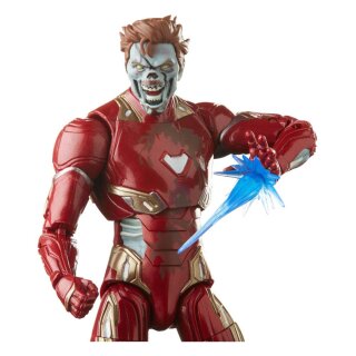What If...? Marvel Legends Actionfigur Khonshu BAF: Zombie Iron Man 15 cm