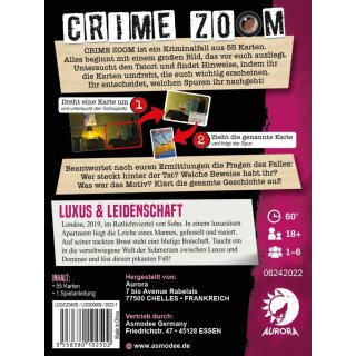 Crime Zoom Fall 4 - Luxus &amp; Leidenschaft (DE)