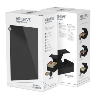 Ultimate Guard Arkhive 800+ XenoSkin Monocolor Schwarz
