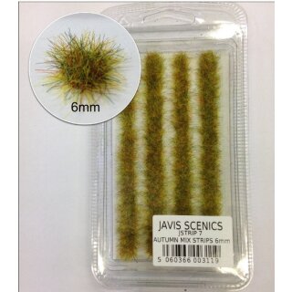 Static Grass Strips - Autumn 6mm