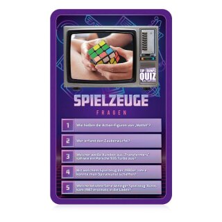 80iger Kartenspiel Quiz in Metallbox (DE)