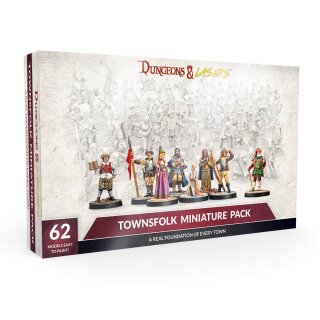 Dungeons &amp; Lasers - Townsfolk Miniature Pack