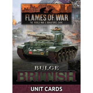 Bulge: British Unit Cards (66) (EN)