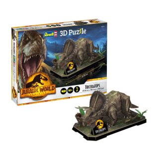 Jurassic World Dominion 3D Puzzle Triceratops