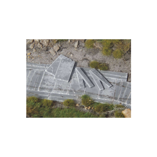 1:87 Trapezoid concrete slabs (2 sets)