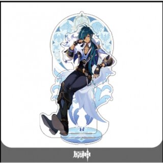 Kopie von Genshin Impact - Character Drawing Card Metal Keychain: Eula