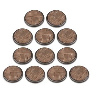 Wood Plank Bases (40mm) (12)