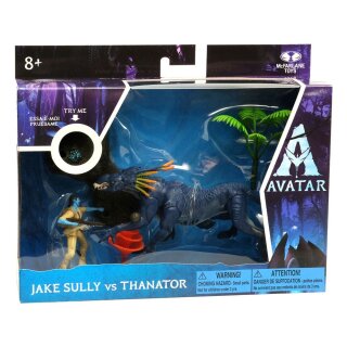 Avatar W.O.P Deluxe Medium Action Figure &amp; Vehicle Jake vs Thanator
