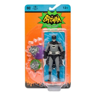 DC Retro Action Figure Batman 66 Batman (Black &amp; White TV Variant) 15 cm