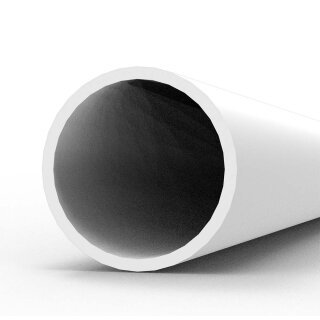 Styrene Strip - Hollow tube 5.00 Diameter x 350mm (W.T. 0,7mm) (4)