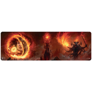 UP - The Lord of the Rings Tales of Middle-earth 8ft Table Playmat Feat Frodo and Sauron for MTG