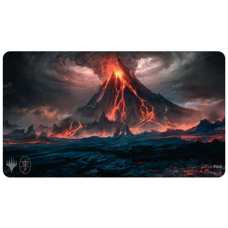 UP - The Lord of the Rings Tales of Middle-earth Playmat 4 - Featuring Mount Doom for MTG