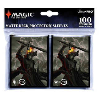 UP - The Lord of the Rings Tales of Middle-earth Sleeves D Featuring Sauron for MTG (100 Sleeves)