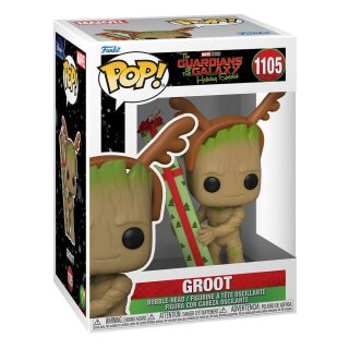 Funko Guardians of the Galaxy Holiday Special POP! Heroes Vinyl Figur Groot 9 cm