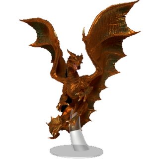 D&amp;D Icons of the Realms: Adult Copper Dragon (painted)