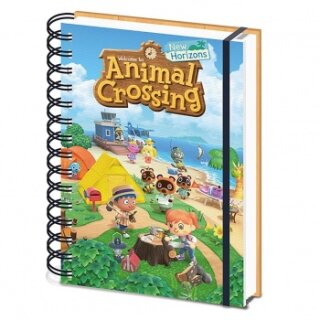 Pyramid A5 Lenticular Notebook - Animal Crossing (New Horizons)