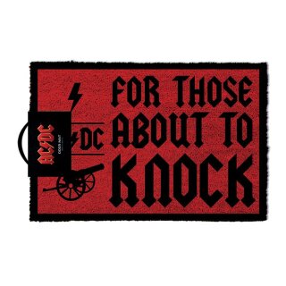 Pyramid Door Mat - AC/DC (For Those Who Knock)
