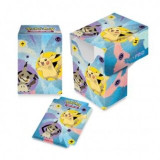 UP - Pikachu &amp; Mimikyu Full View Deck Box for Pok&eacute;mon