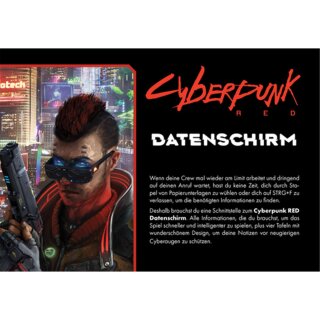 Cyberpunk RED Datenschirm (DE)