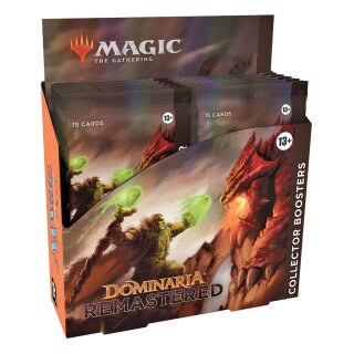Magic the Gathering: Dominaria Remastered Collectors Booster Display (12) (EN)