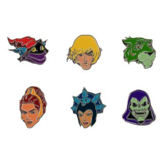 Masters of the Universe Ansteck-Buttons 6er-Pack Characters