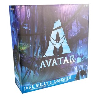 Avatar Banshee Playset Jake Sully &amp; Banshee Deluxe Set 18 cm